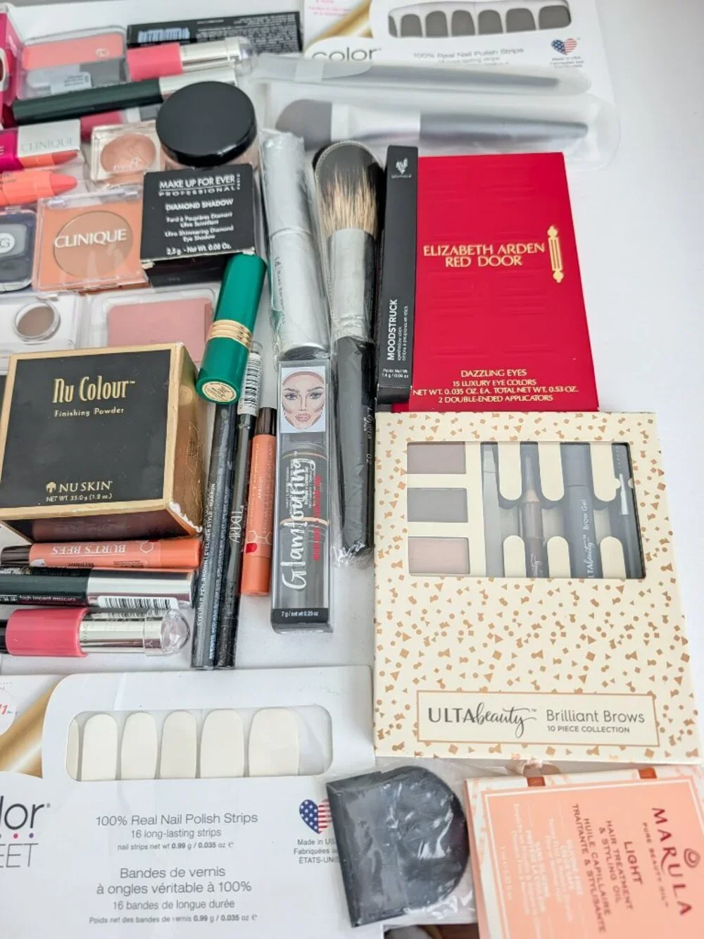 Mixed Beauty Makeup Cosmetics Lot Over 60 Pieces Assorted Brands ALL NEW